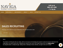 Tablet Screenshot of navigarecruiting.com